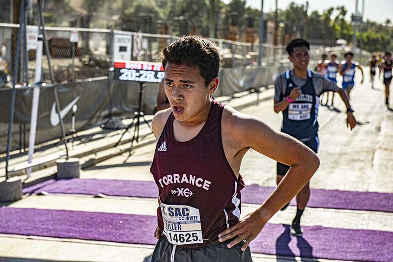 Mt. SAC Invitational finish line