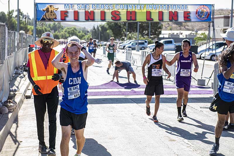 Mt. SAC Invitational finish line