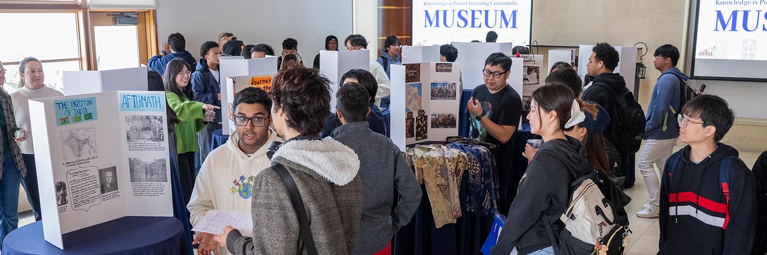Students Enjoy the Knowledge is Power Museum in Founders Hall