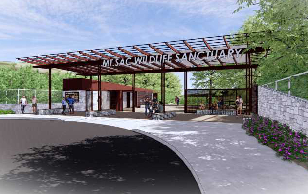Entrance to the Wildlife Sanctuary rendering