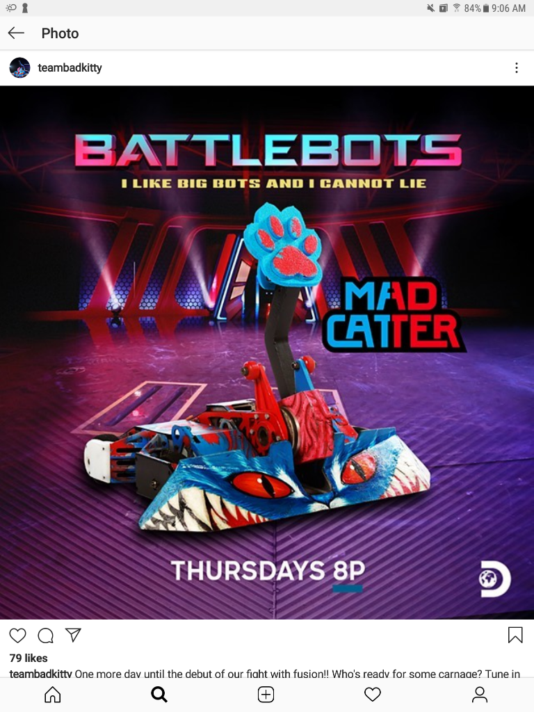 TUNE IN Mt. SAC’s Battlebots team fightyson discovery channel