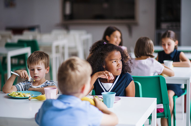 Children eating