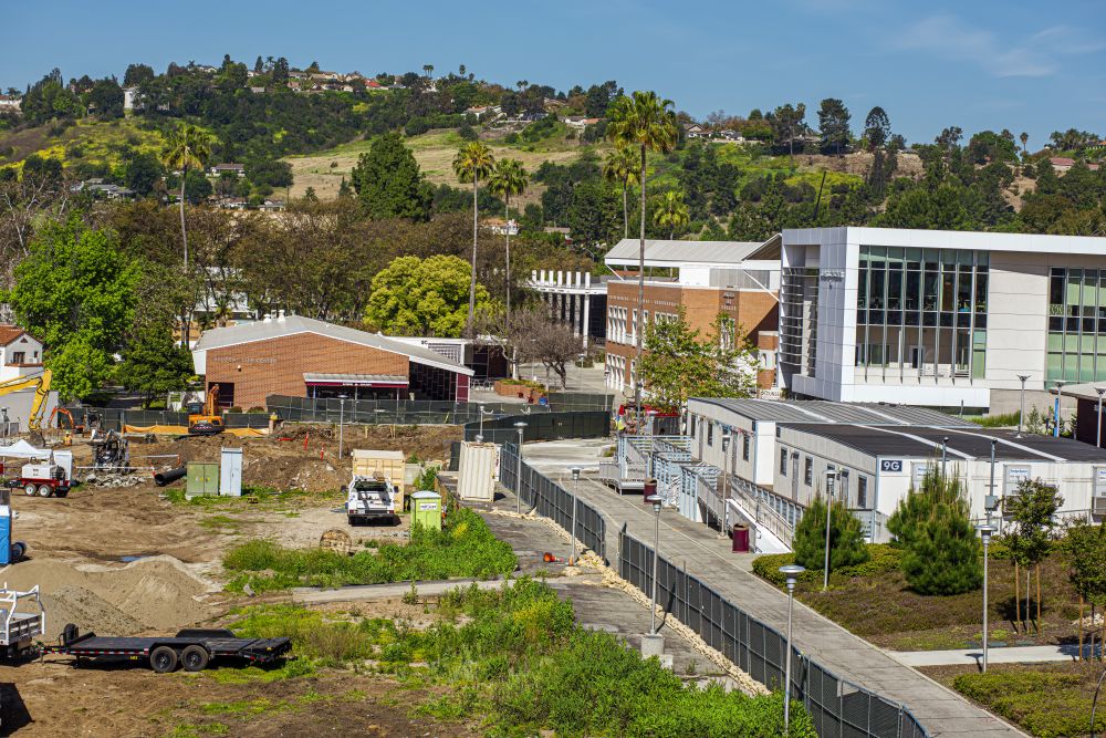 Student Center construction site