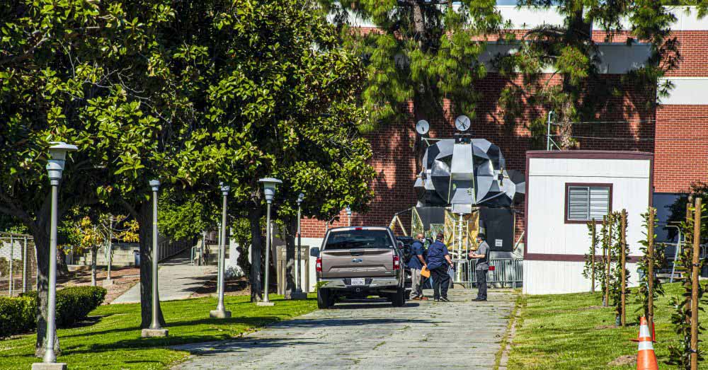 A mostly vacant campus