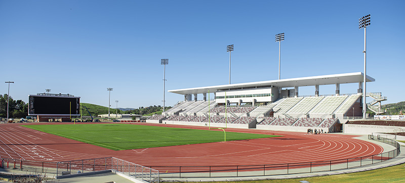 The new Hilmer Lodge Stadium