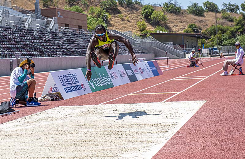 Omar Craddock's Triple Jump Landing