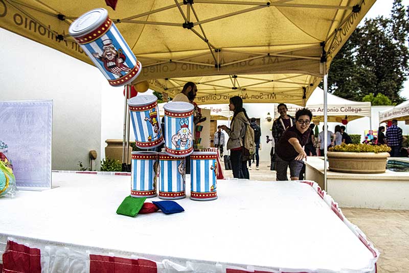 Student scores at a carnival game