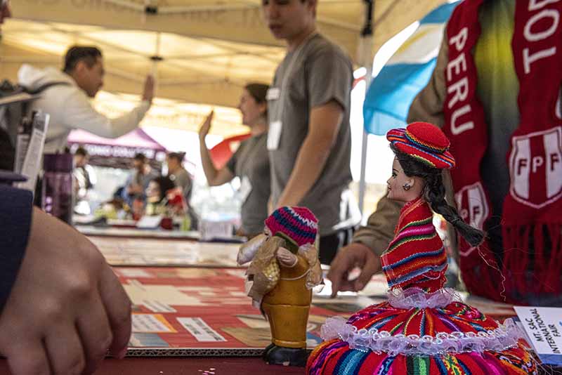 Cultural exhibit from Peru