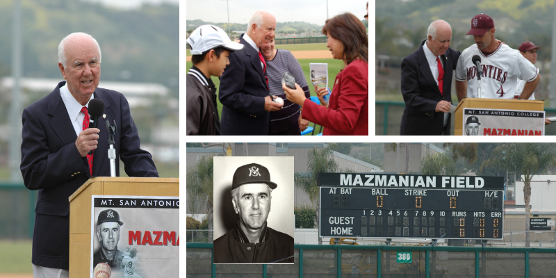 Coach Art Mazmanian and friends