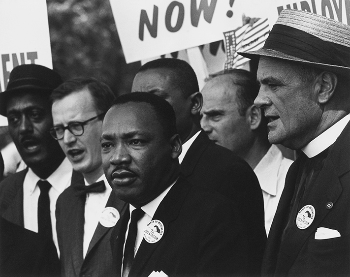 Martin Luther King Jr. during the 1963 March on Washington