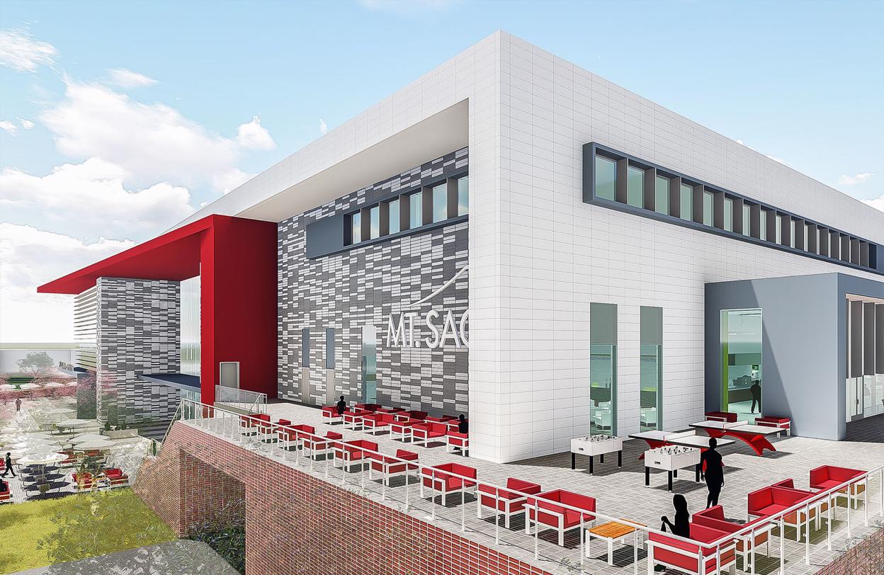 Rendering of new student center