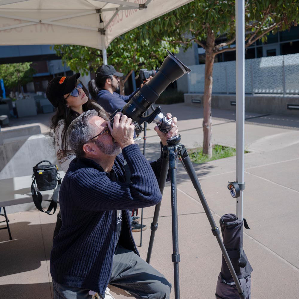 Jay P. Morgan shoots the eclipse