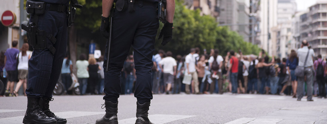 Protest on street