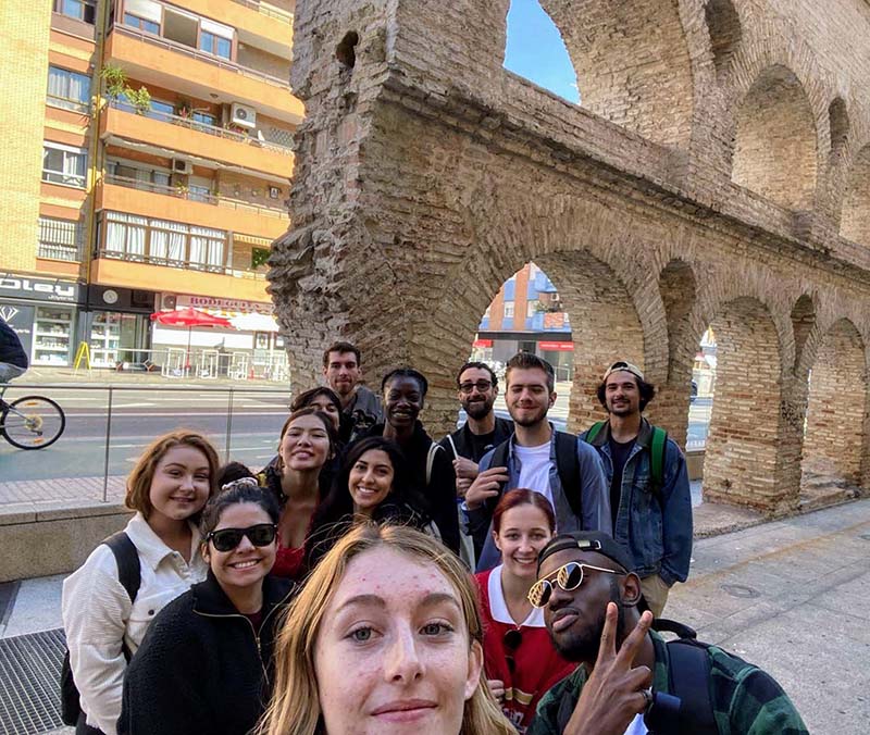 Students in Seville, Spain