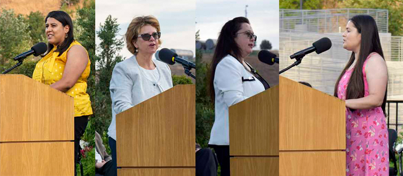 Speakers at the Transfer Celebration