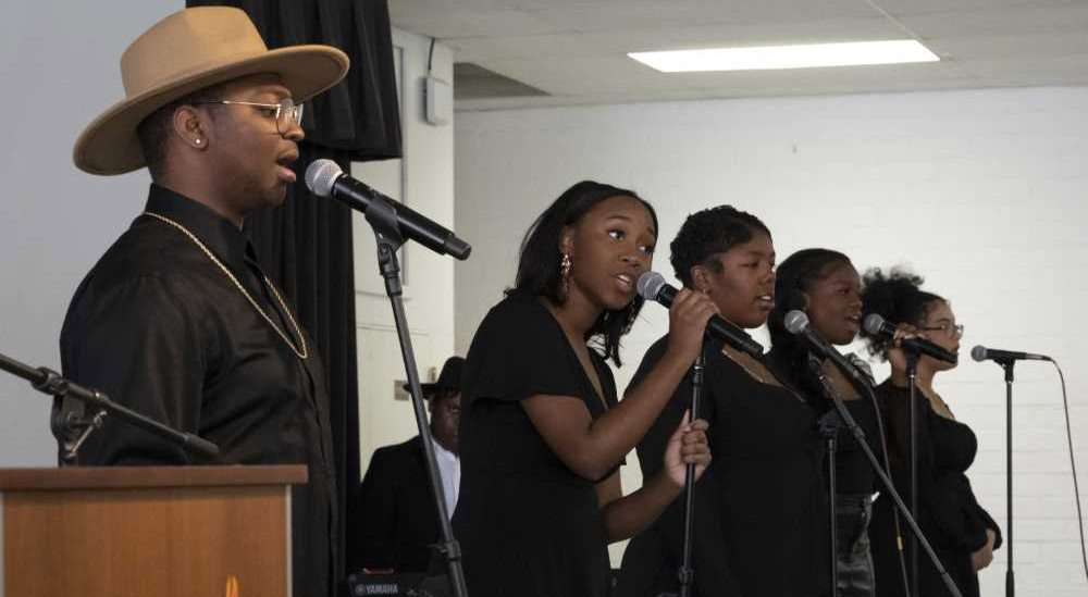 The Center Singers perform