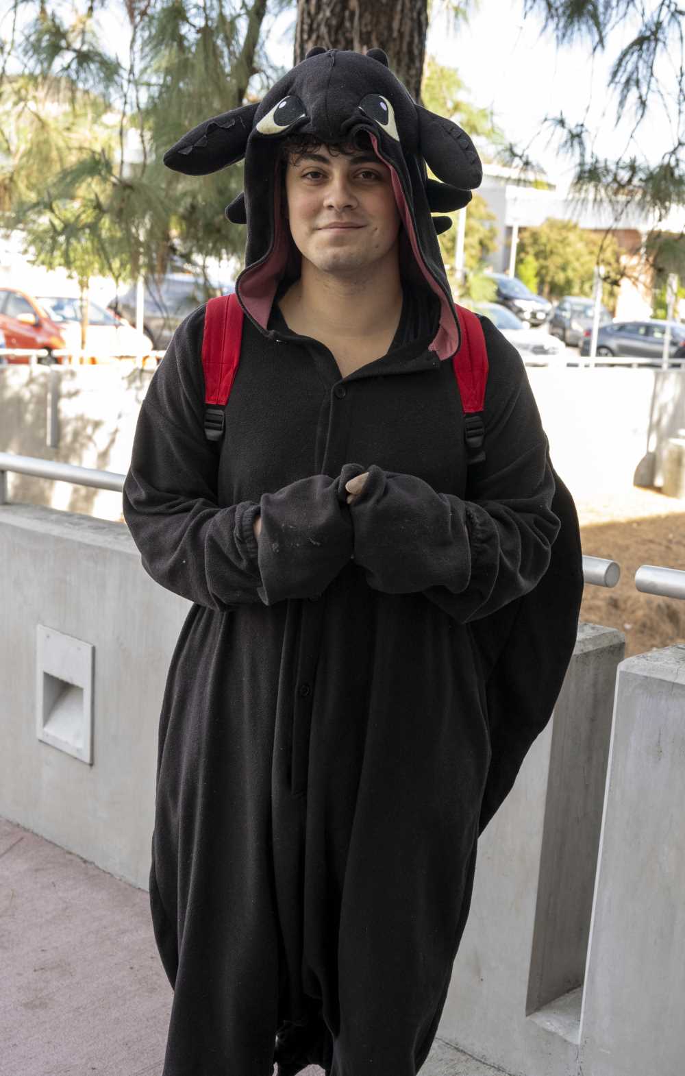 Student in costume