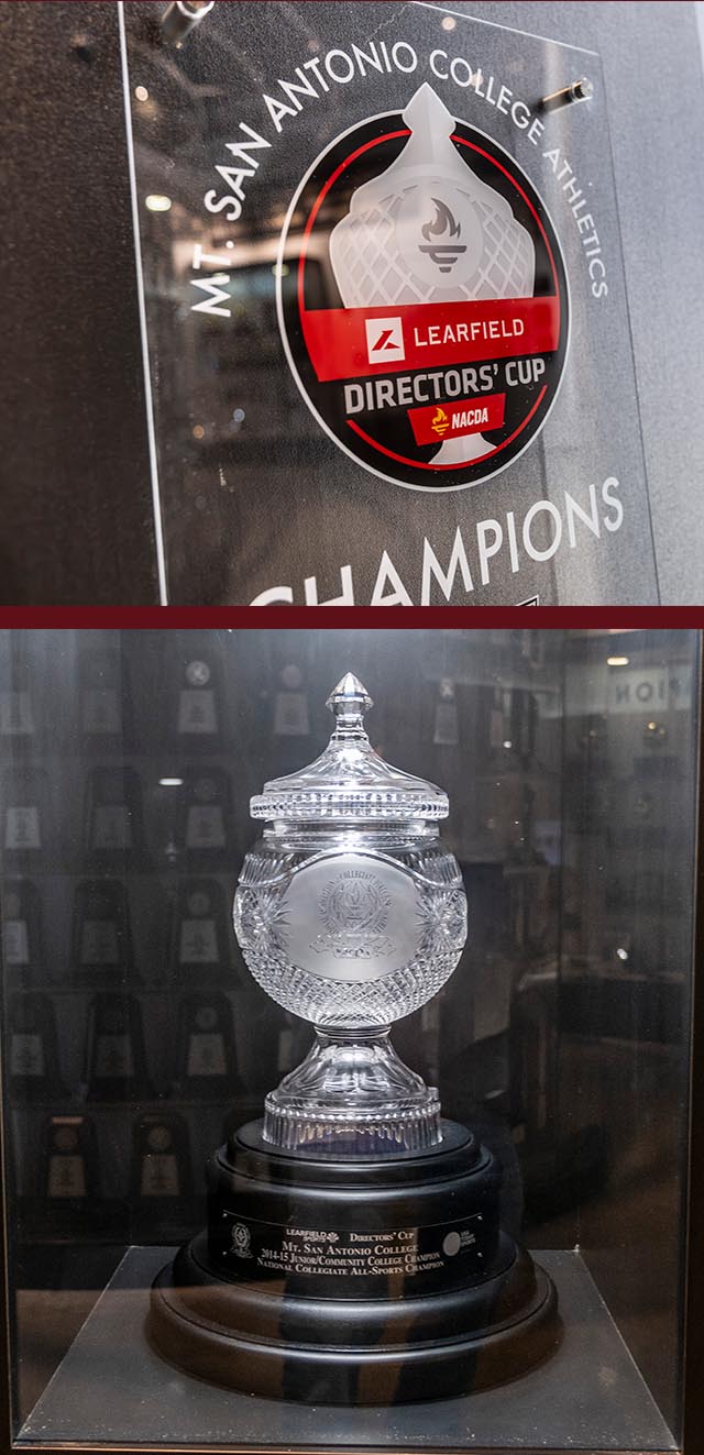 2014-15 Learfield Directors' Cup in museum 2014-15 Learfield Directors' Cup in museum