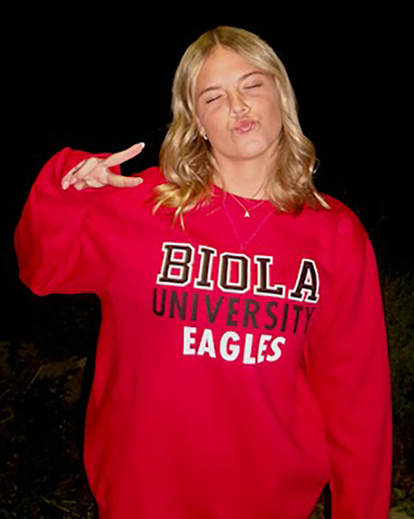 Paige Fast poses for the camera.