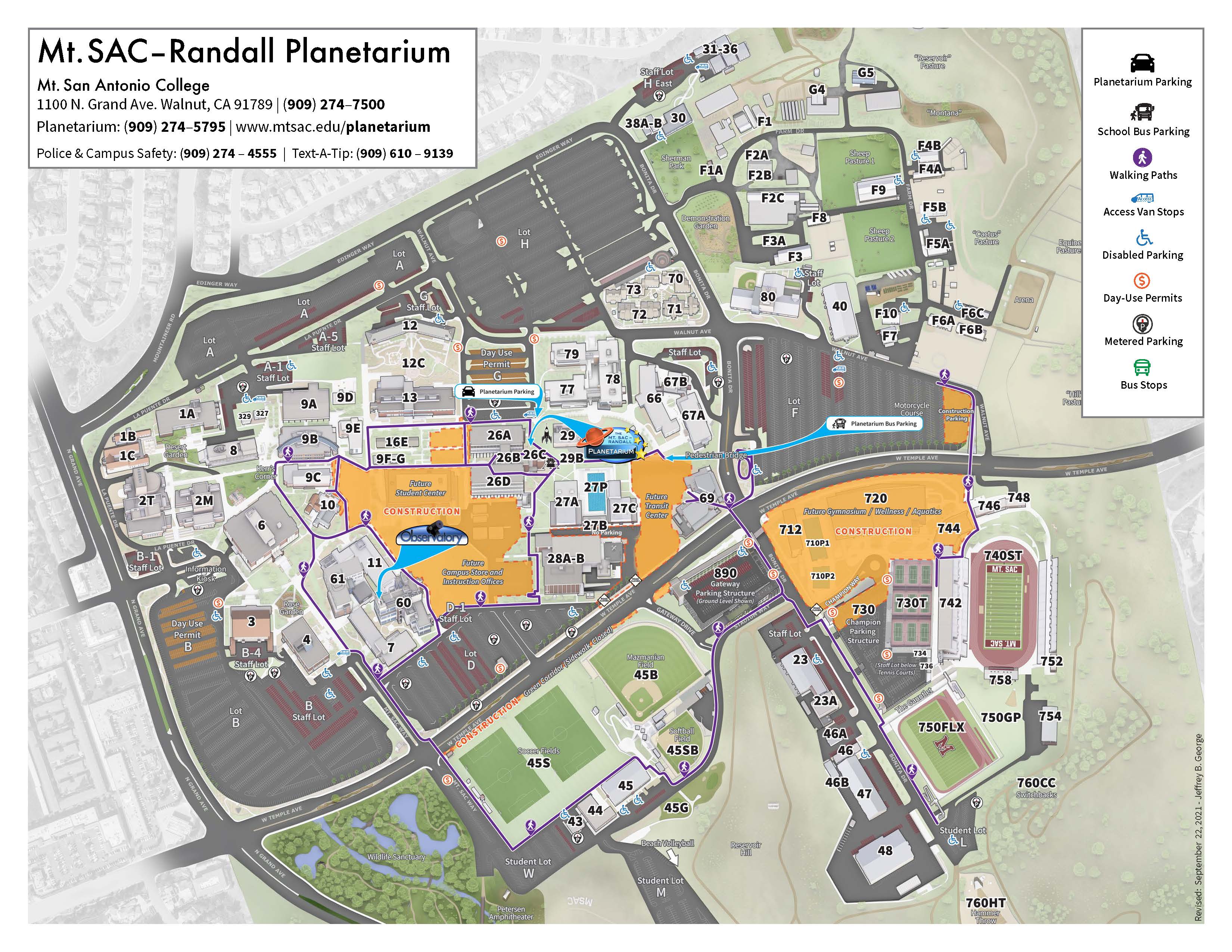 The Mt. SAC Randall Custom Plan your Visit