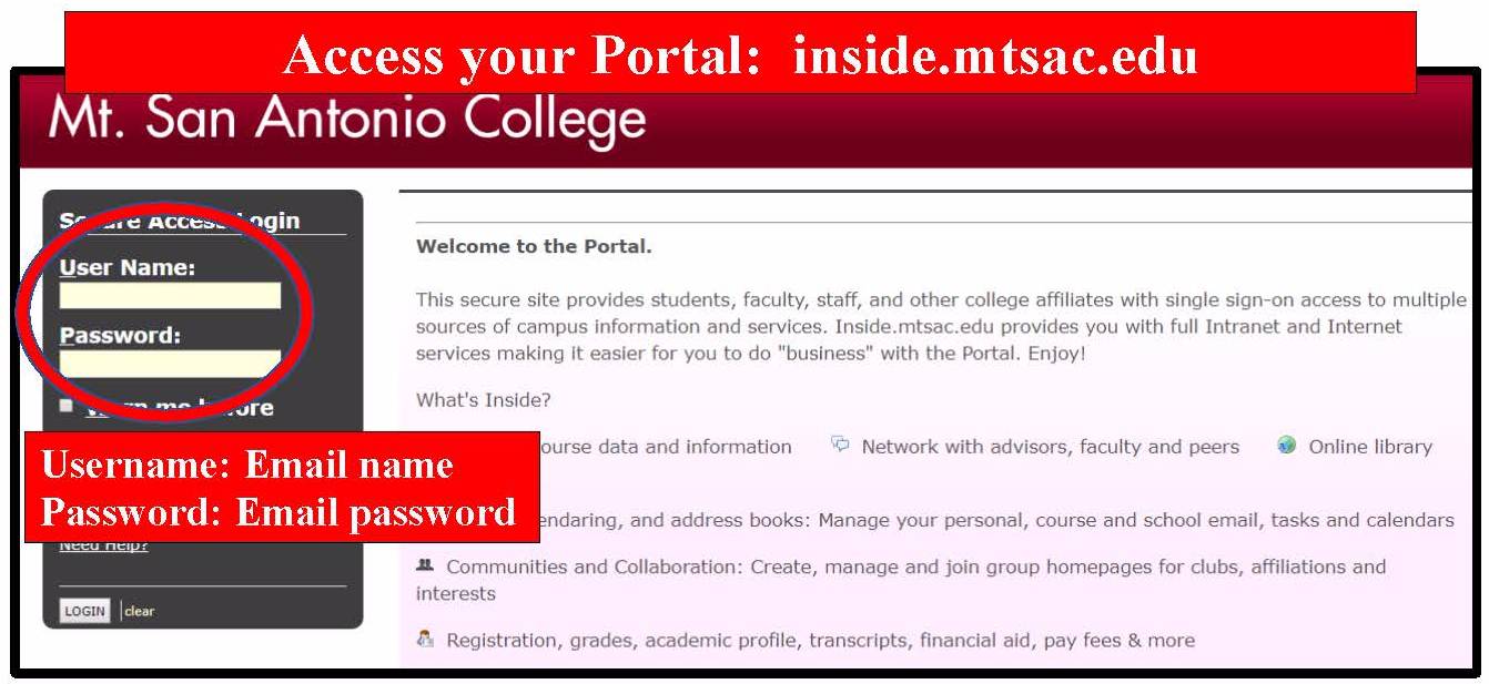 Picture of Portal Login 