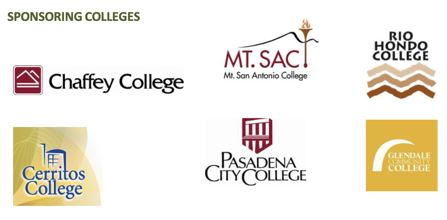sponsor college logos