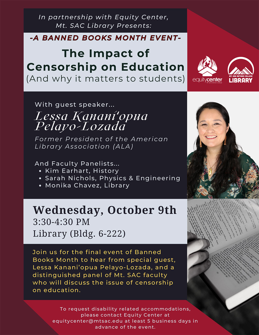 Banned Books Month,"The Impact of Censorship on Education" Panel