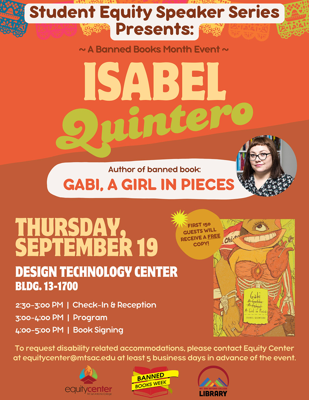 Banned Books Month Event Isabel Quintero