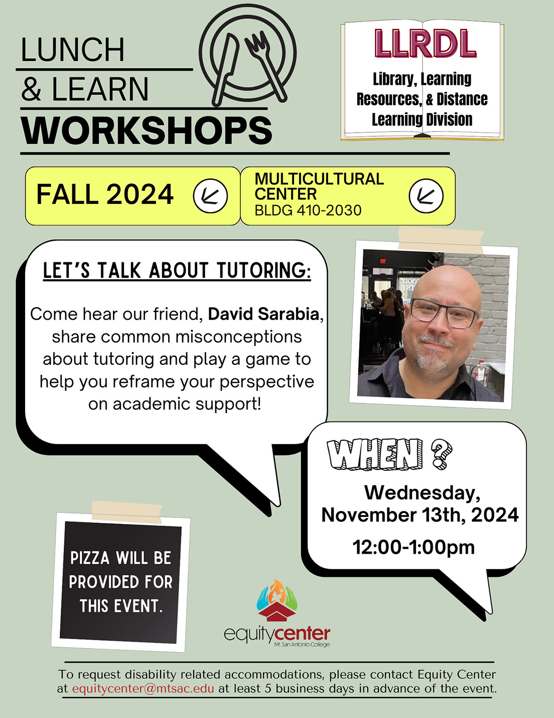 Lunch and Learn Series: Let's Talk About Tutoring