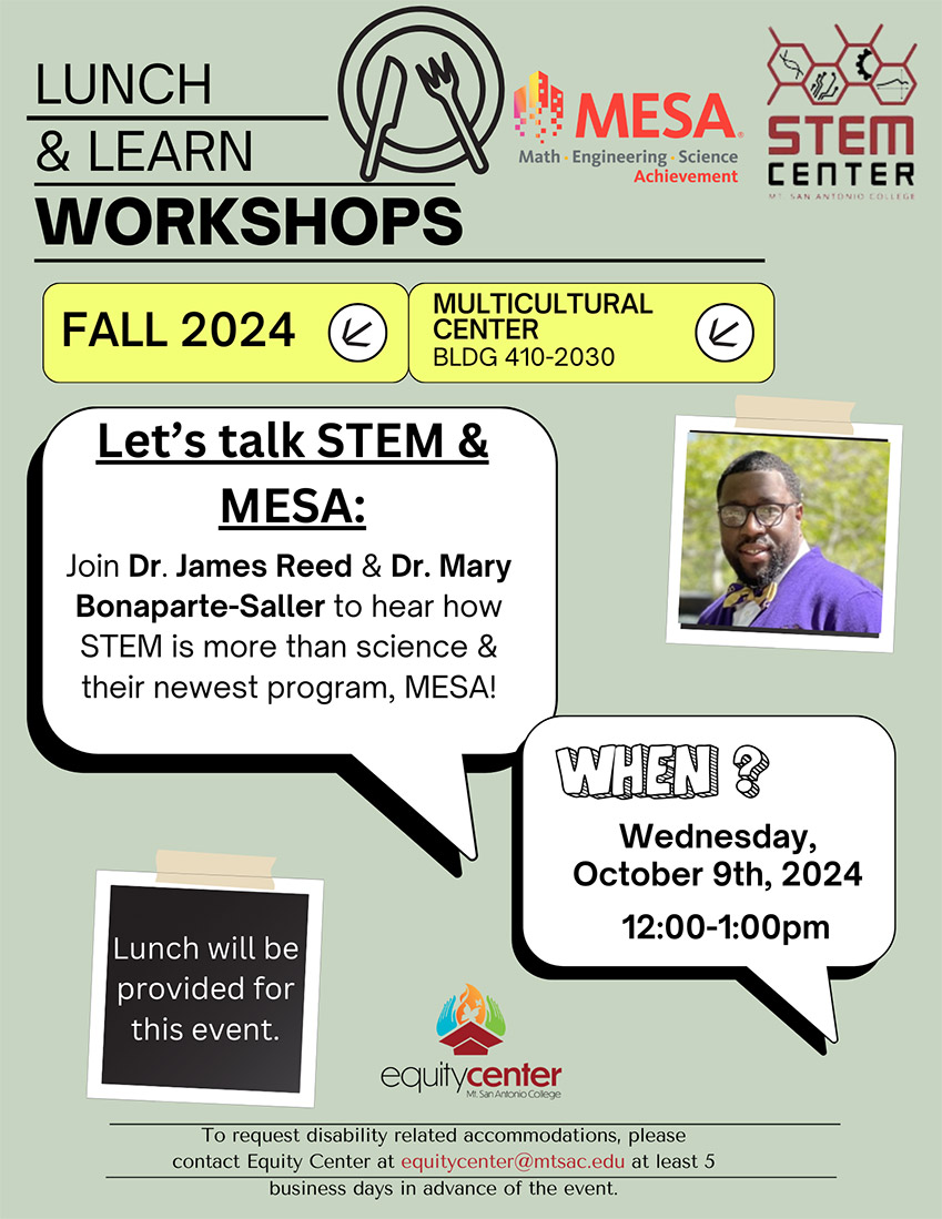 Lunch and Learn Series, STEM and MESA