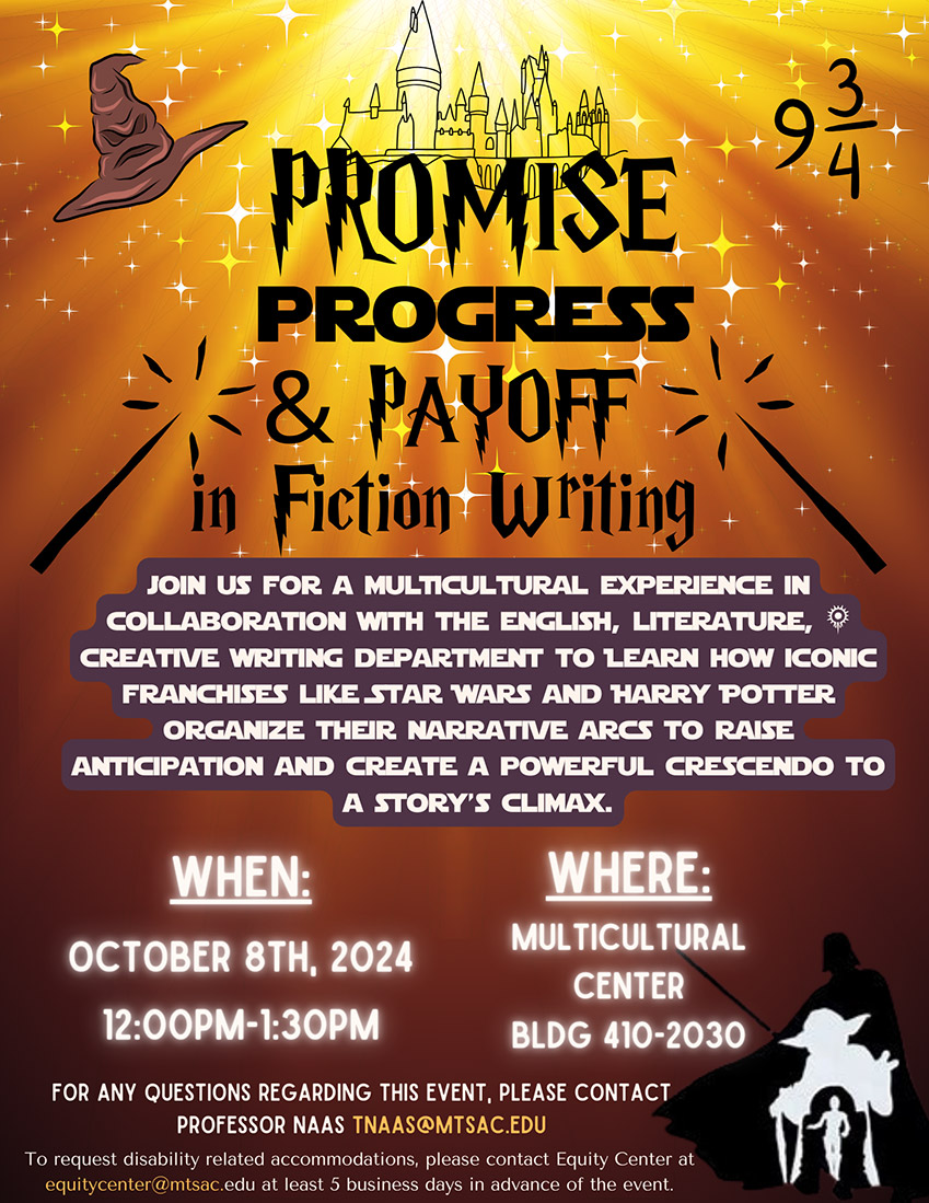 Promise, Progress and Payoff in Fiction Writing