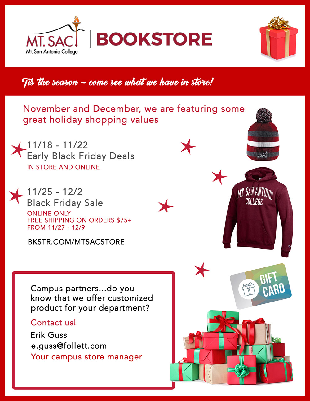 SacBookRac (Bookstore) - Holiday Sales!