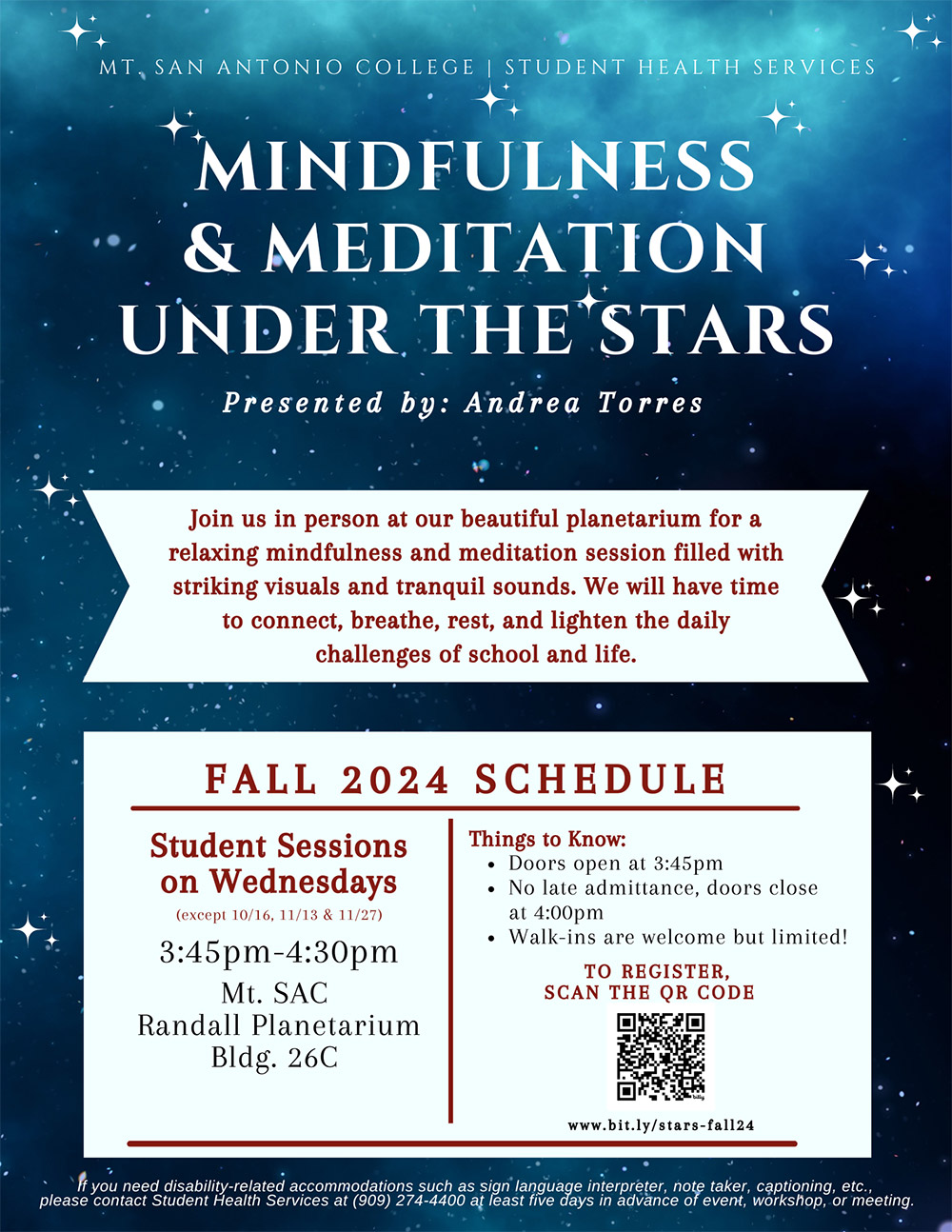 Mindfulness Meditation Under the Stars