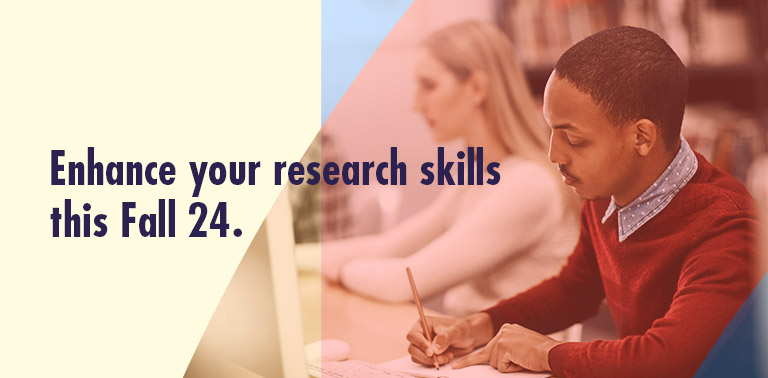 Enroll in LIBR 1A or LIBR 1 this Fall 24