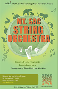 Mt SAC String Orchestra concer