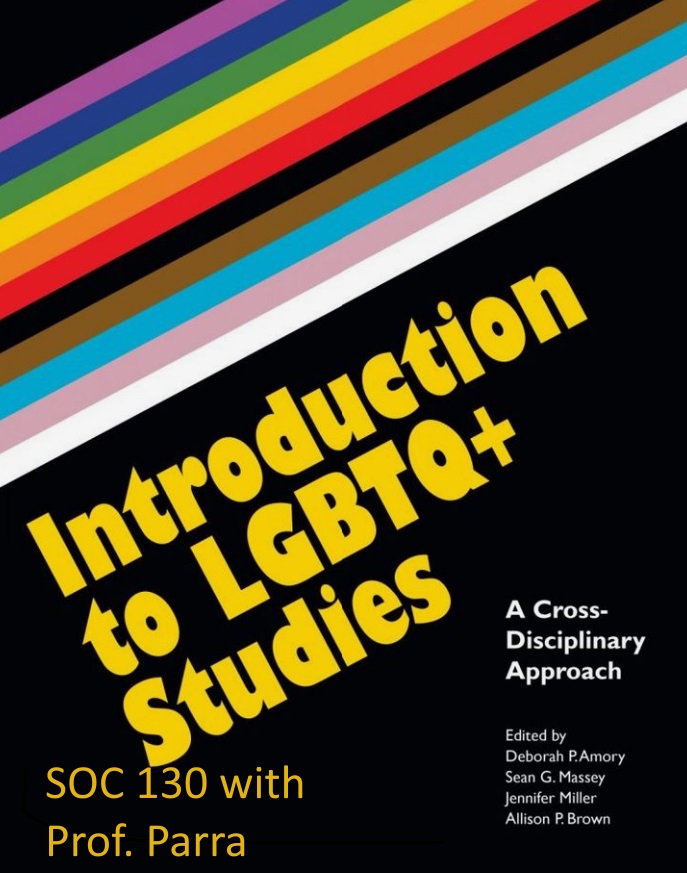 Open Spots for SOC 130 Introduction to LGBTQ studies