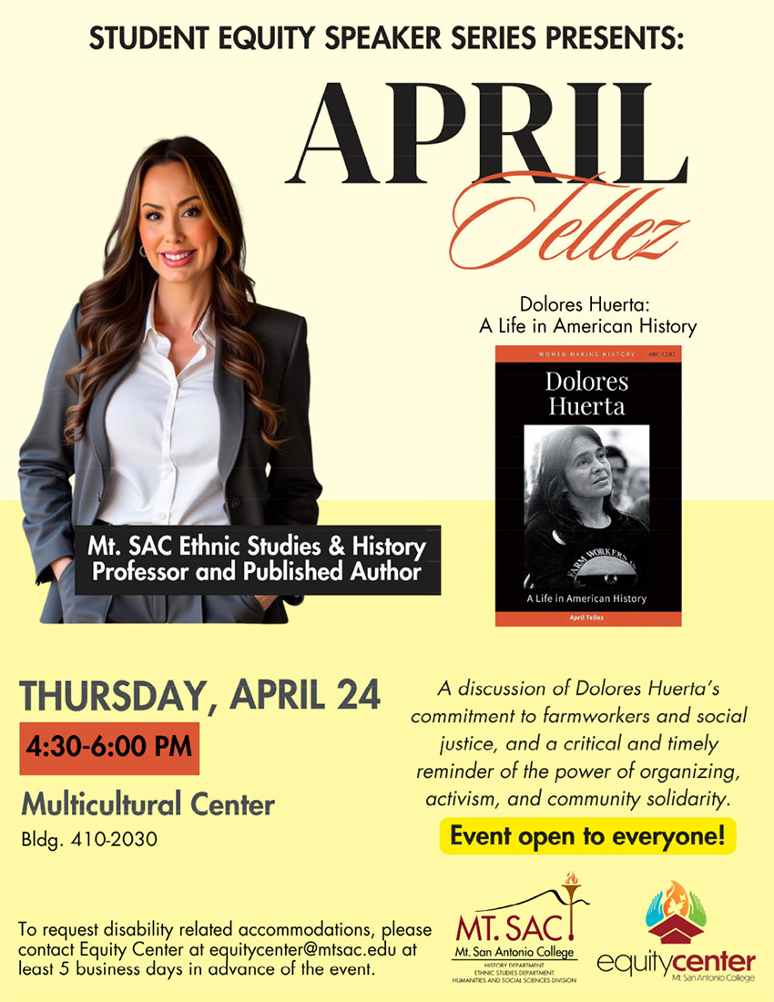 Student Equity Speaker April Tellez