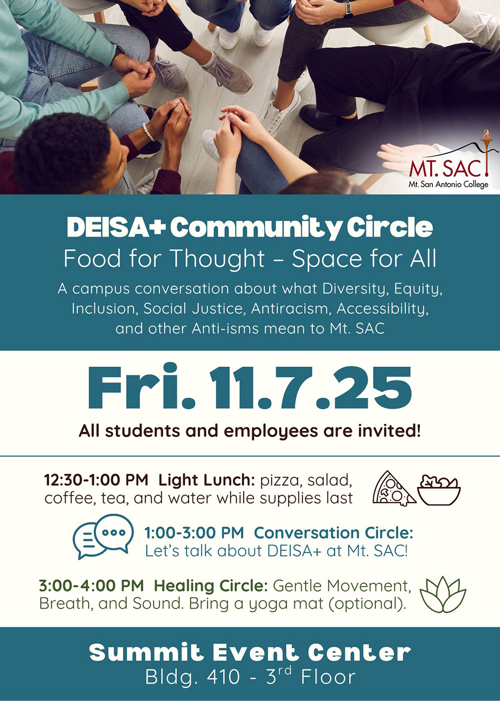DEISA and Community Circle - Food for Thought - Space for All