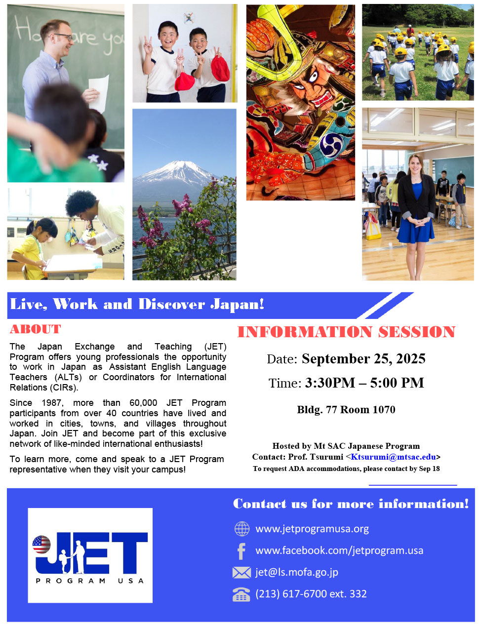 Live and Work in Japan! (English Teaching Opportunity)