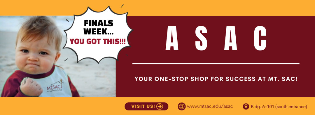 ASAC Tutoring: Finish the Semester Strong!