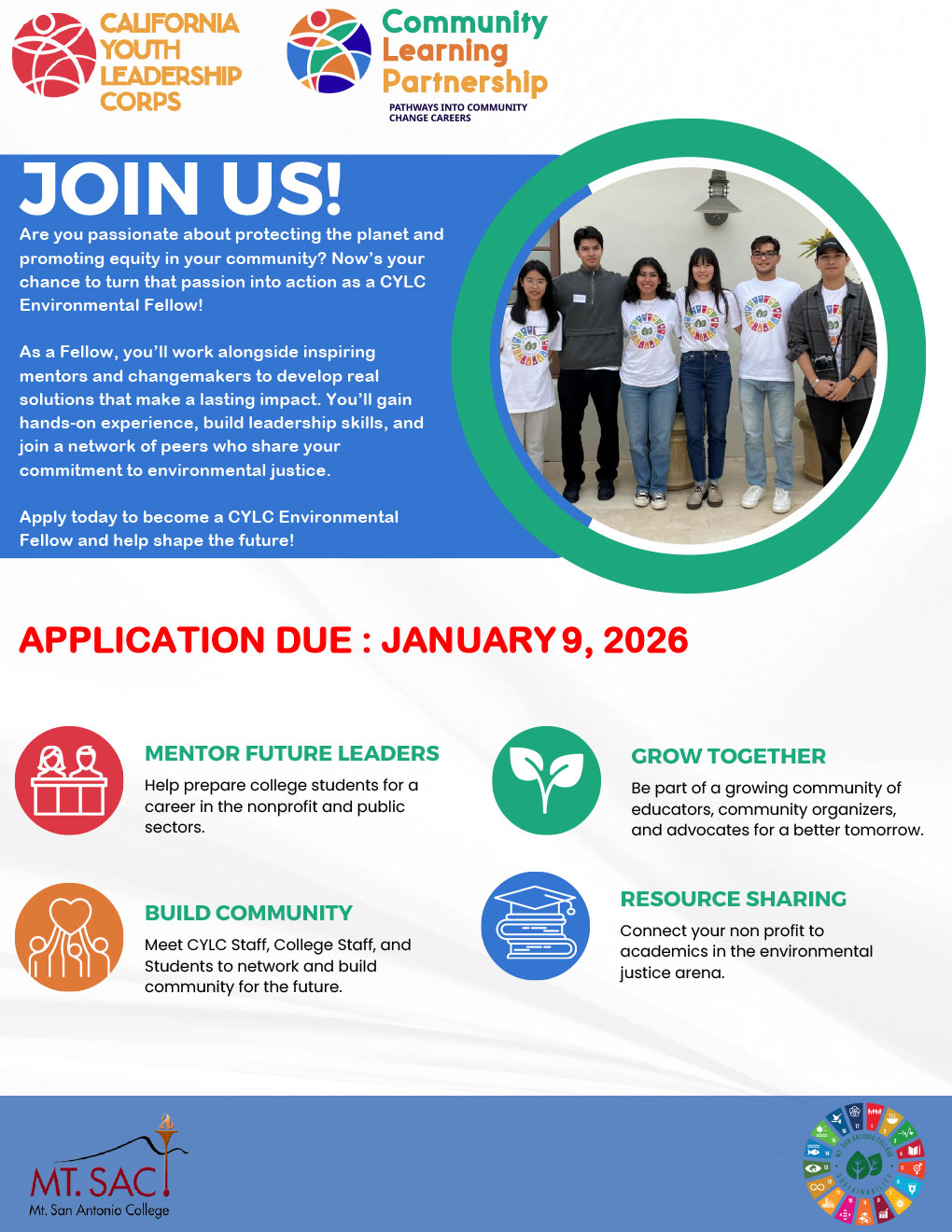 CYLC-Mt.SAC Environmental Fellowship Application 2026