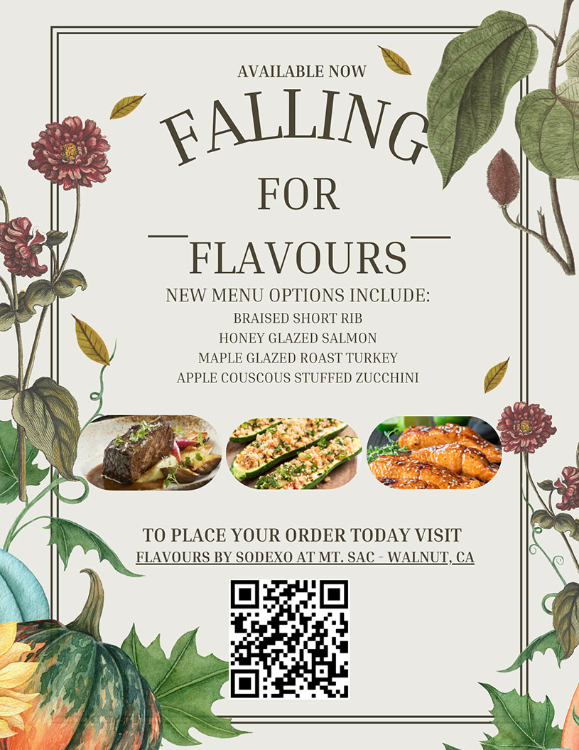 Fall Into Seasonally Inspired Catering Menus - New Sodexo Menu Options