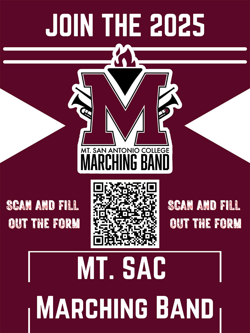 Join the 2025 Mt. SAC Marching Band