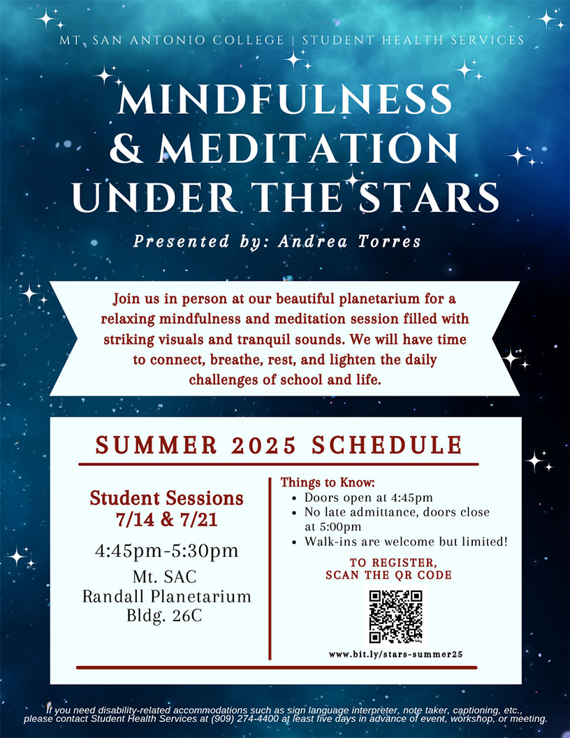 Mindfulness and Meditation Under the Stars