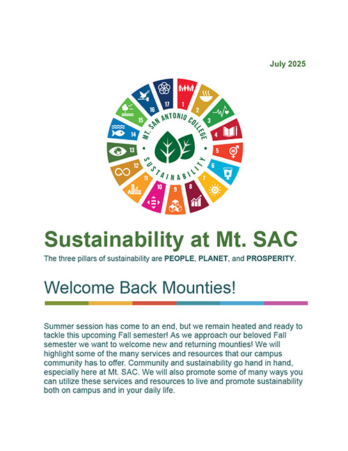 Mt SAC Sustainability