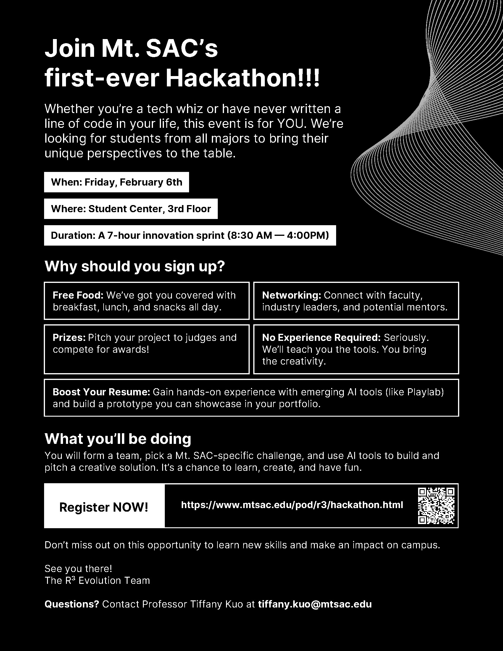hackathon flyer