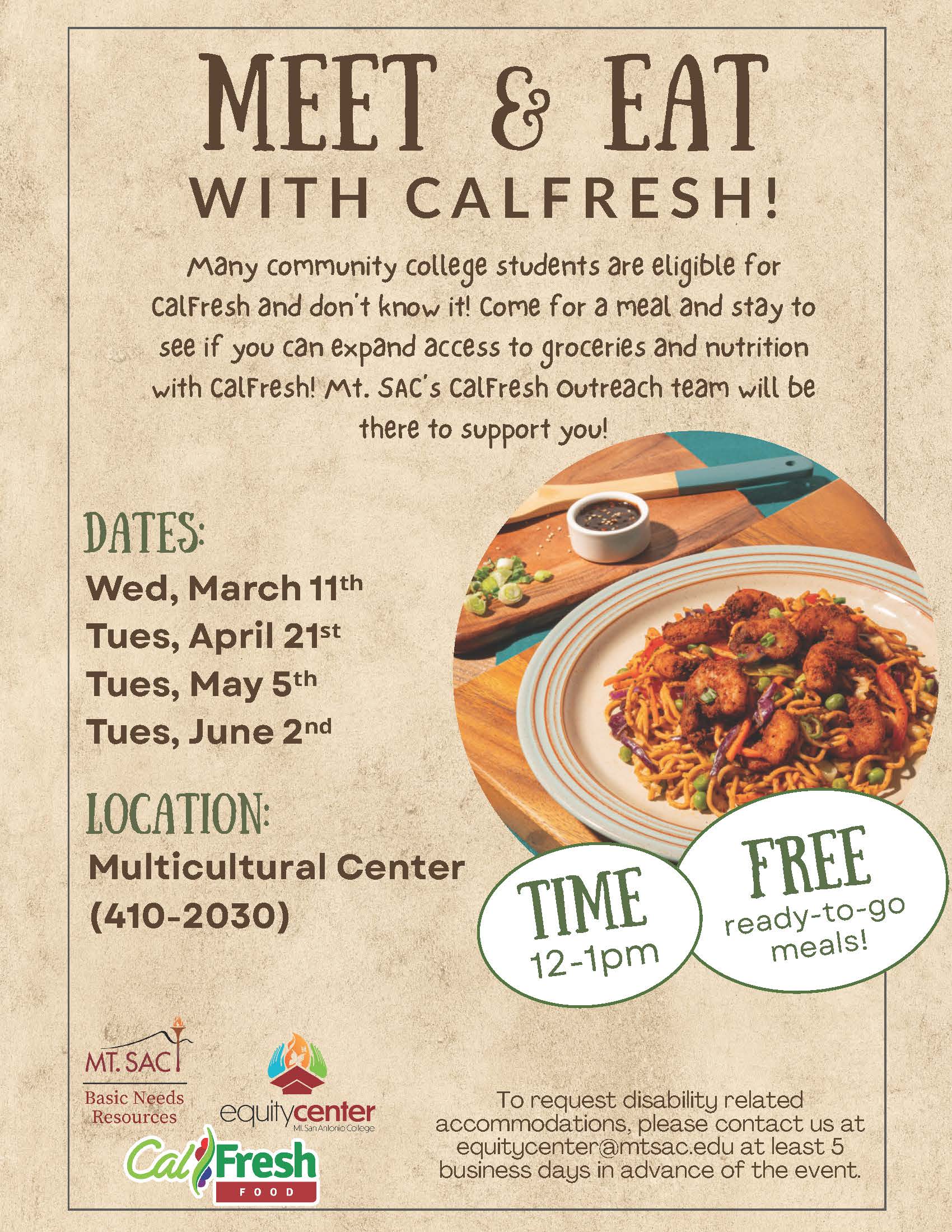 meet and eat with calfresh meet and eat with calfresh