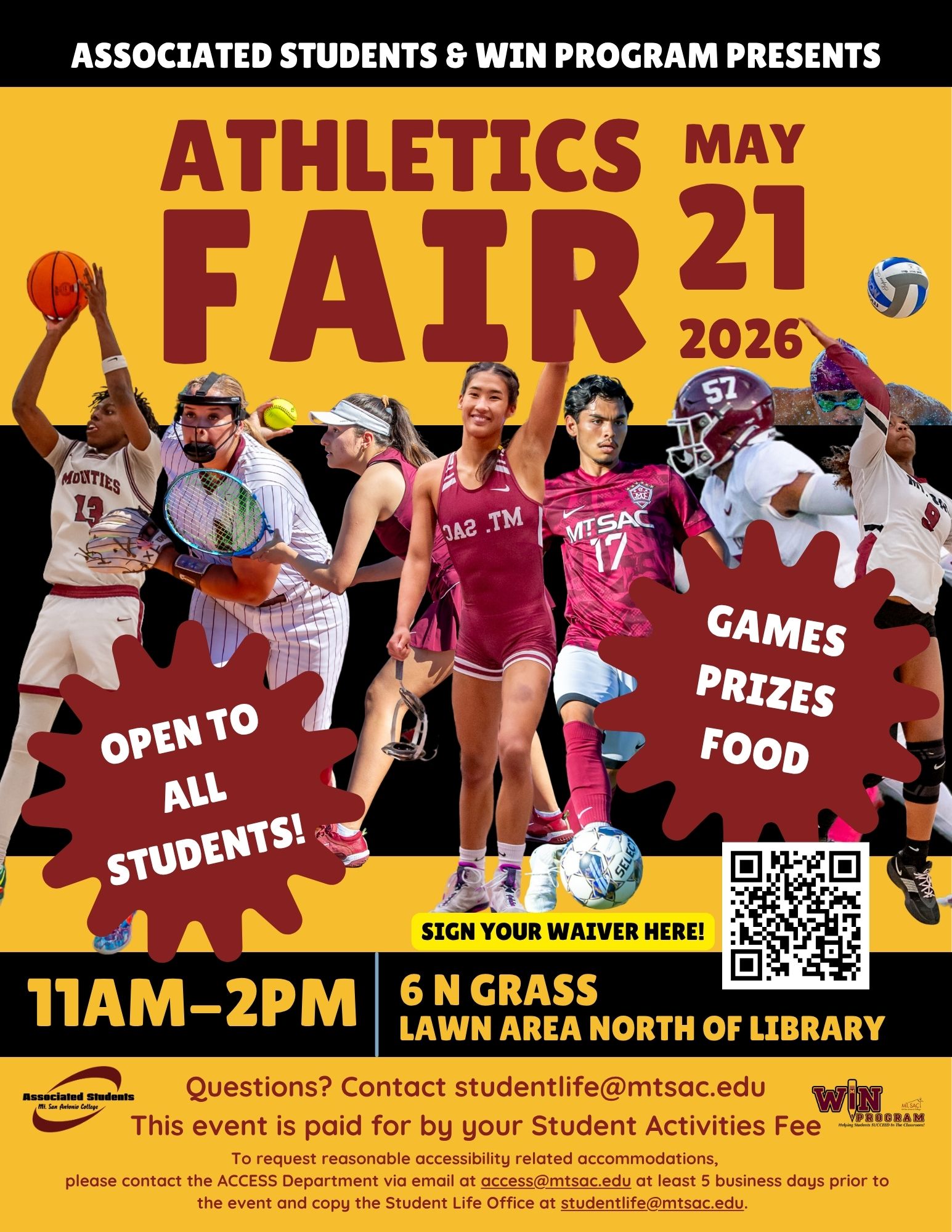 athletics fair flyer