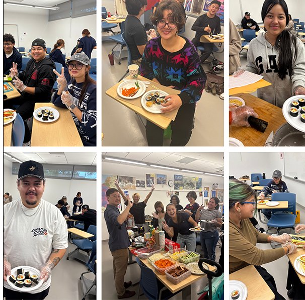 Korean 1 Class and students