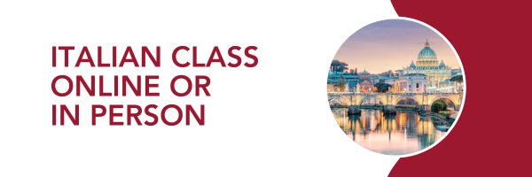 Italian Class in person and online